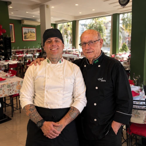 Chef Marco e seu filho